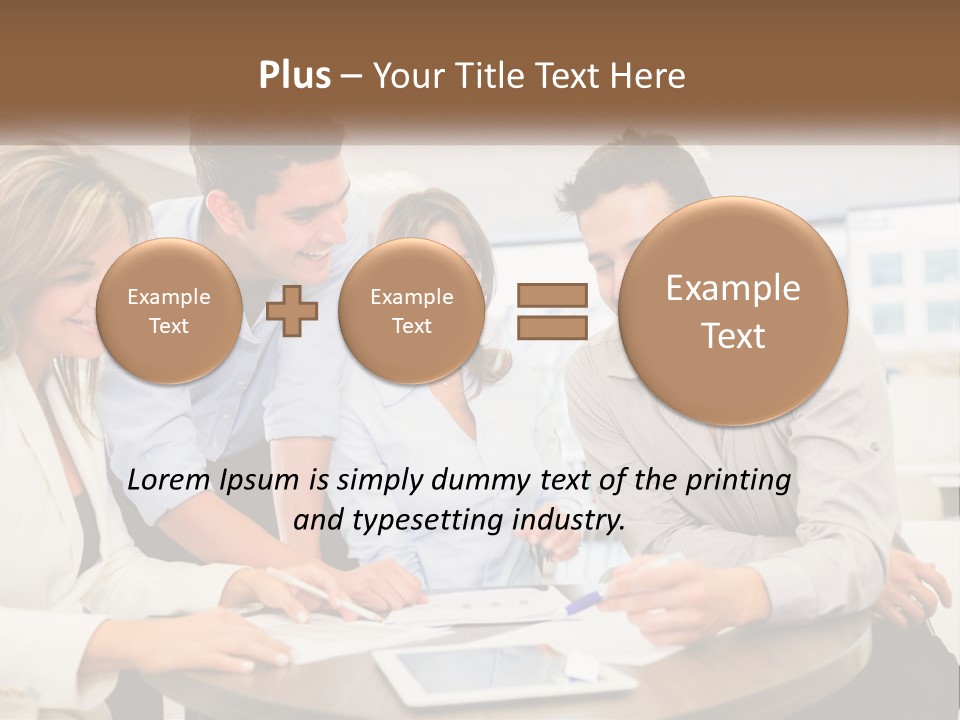 Single Caucasian Retired PowerPoint Template