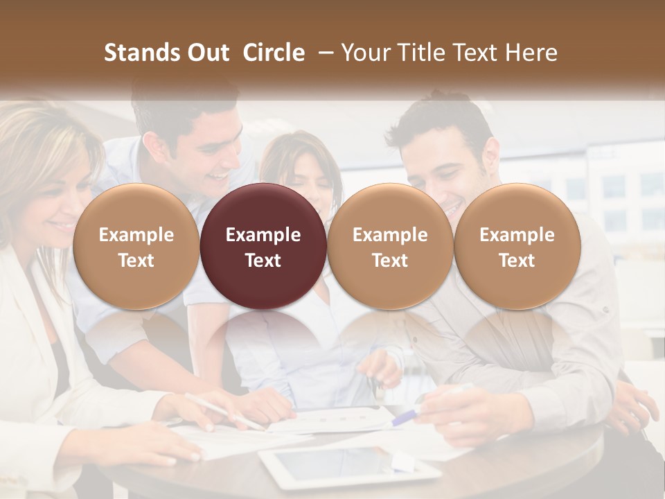 Single Caucasian Retired PowerPoint Template