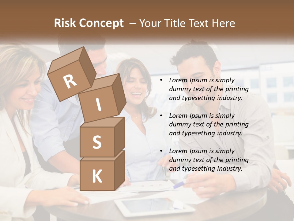 Single Caucasian Retired PowerPoint Template