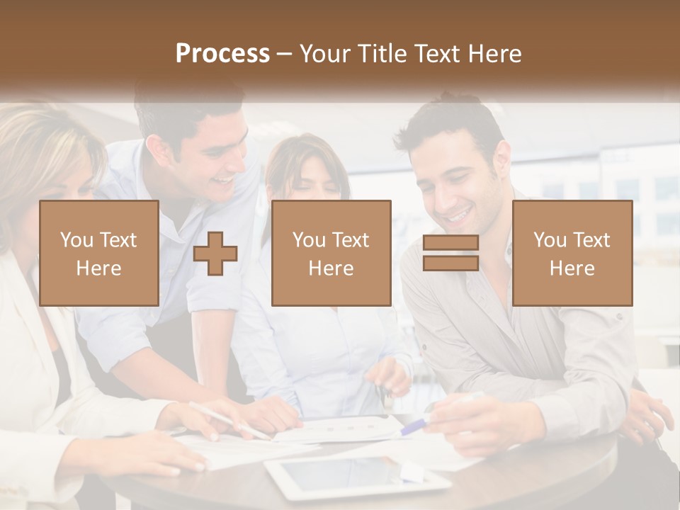 Single Caucasian Retired PowerPoint Template