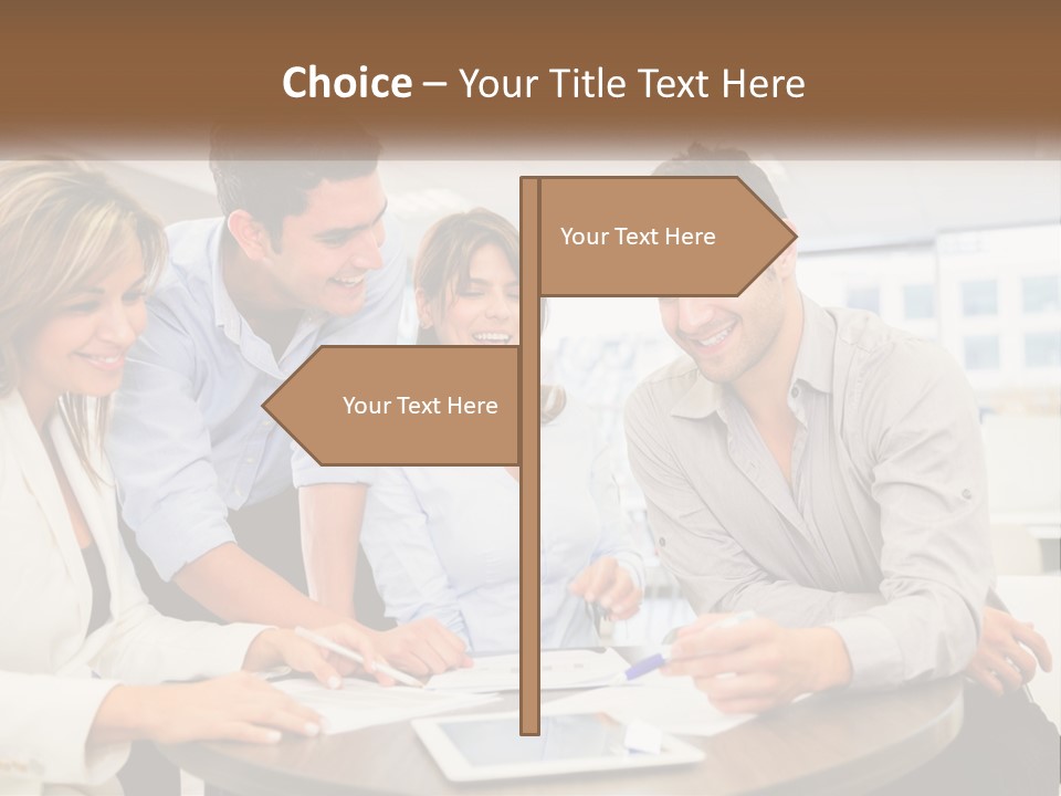 Single Caucasian Retired PowerPoint Template