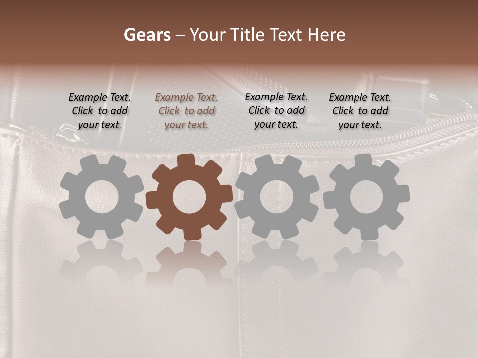 Elderly Wave Beach PowerPoint Template