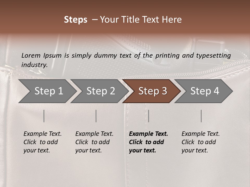 Elderly Wave Beach PowerPoint Template