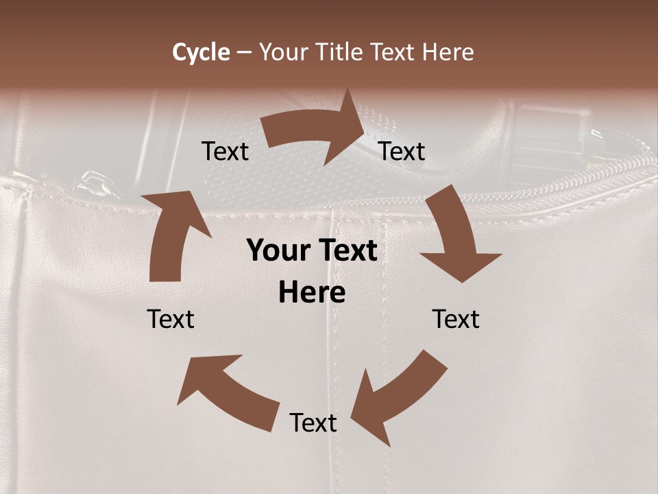 Elderly Wave Beach PowerPoint Template