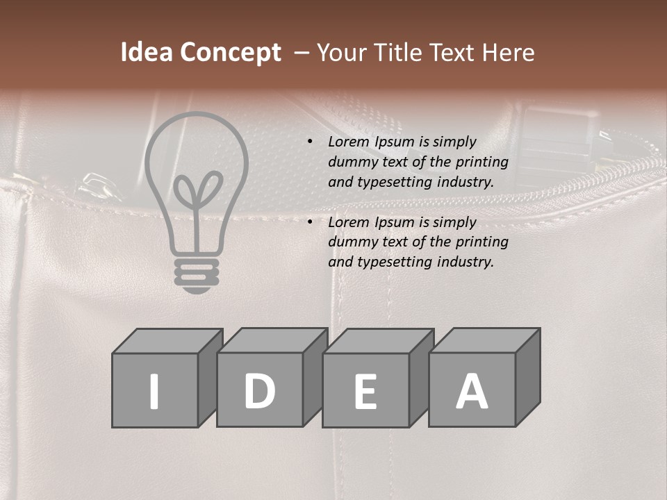 Elderly Wave Beach PowerPoint Template