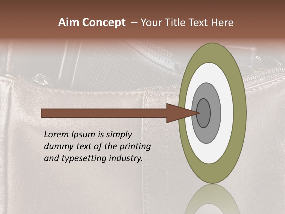 Elderly Wave Beach PowerPoint Template