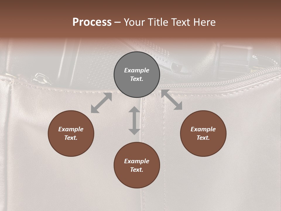 Elderly Wave Beach PowerPoint Template