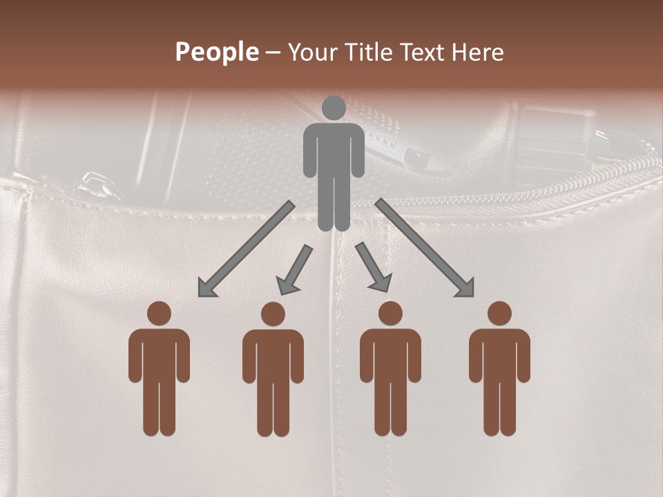 Elderly Wave Beach PowerPoint Template