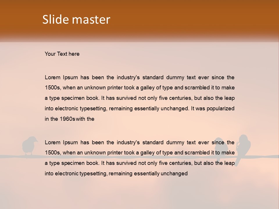 Woman Wave Family PowerPoint Template