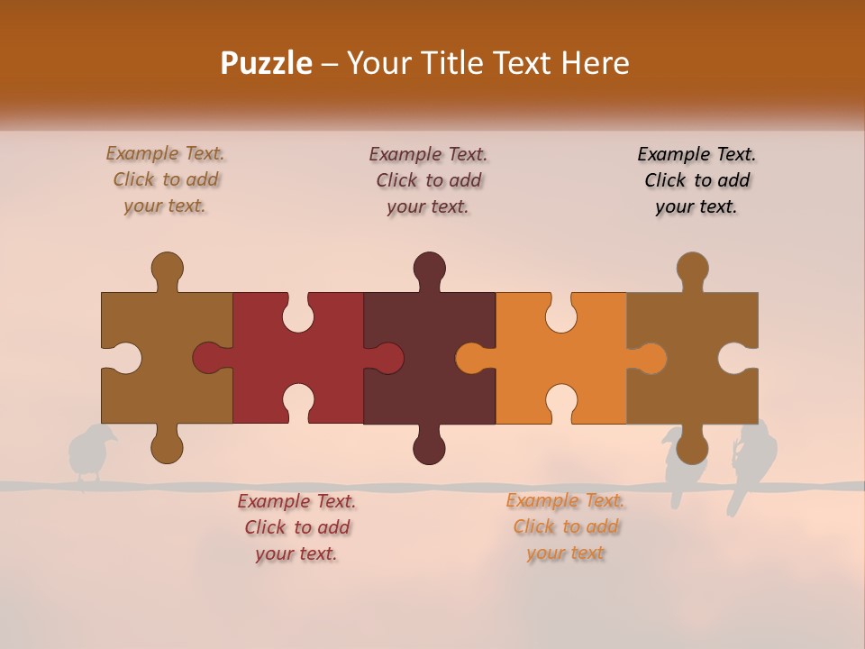 Woman Wave Family PowerPoint Template