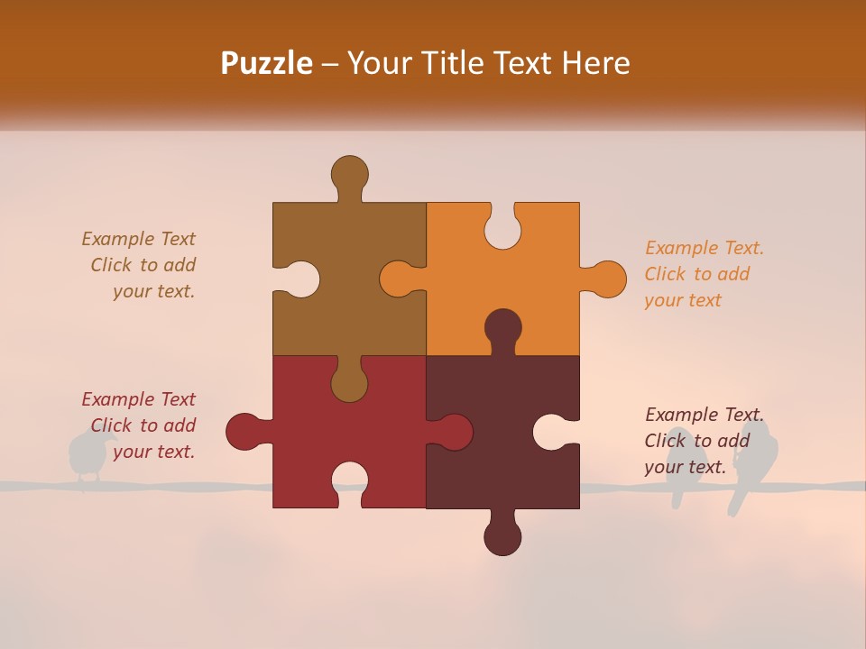 Woman Wave Family PowerPoint Template