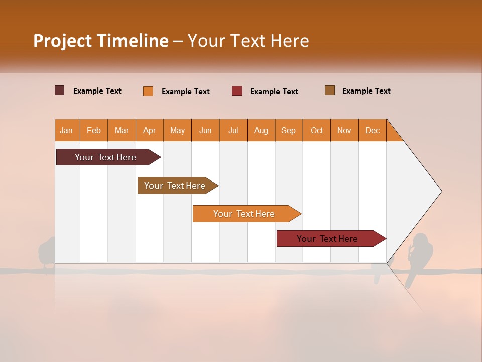 Woman Wave Family PowerPoint Template