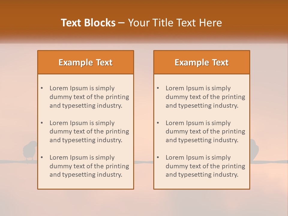 Woman Wave Family PowerPoint Template