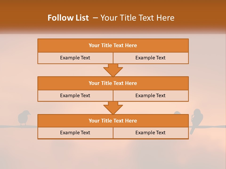 Woman Wave Family PowerPoint Template