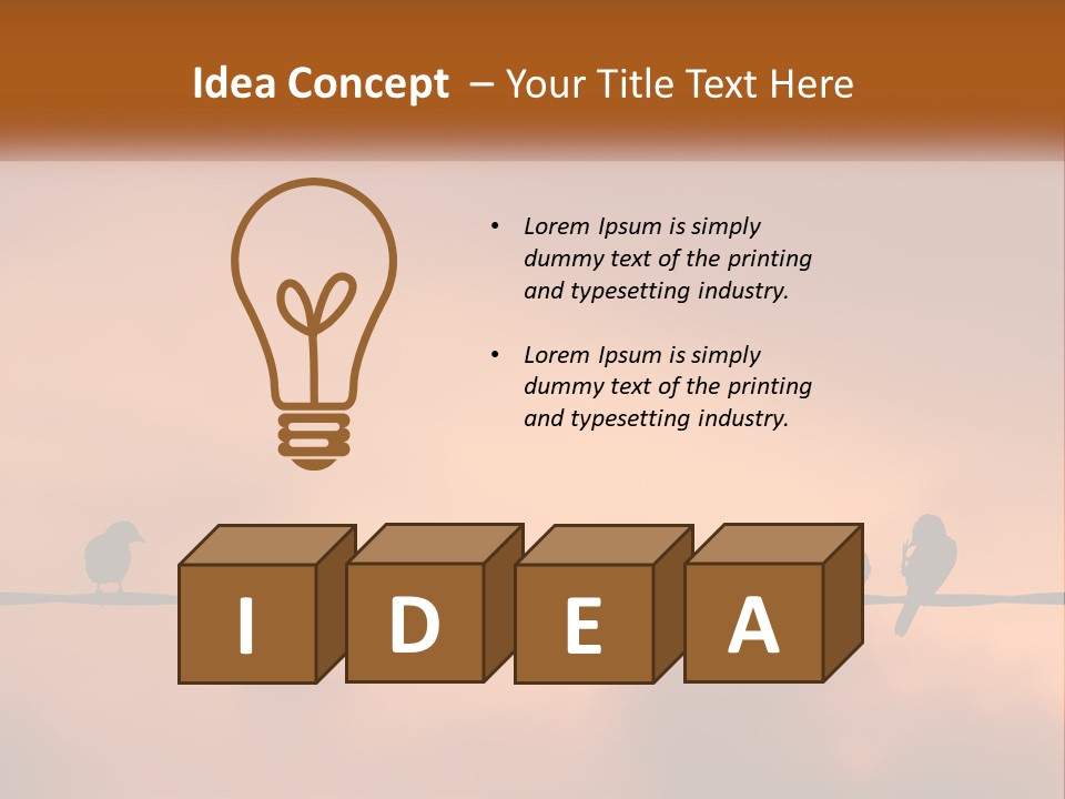 Woman Wave Family PowerPoint Template