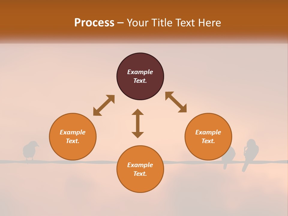 Woman Wave Family PowerPoint Template