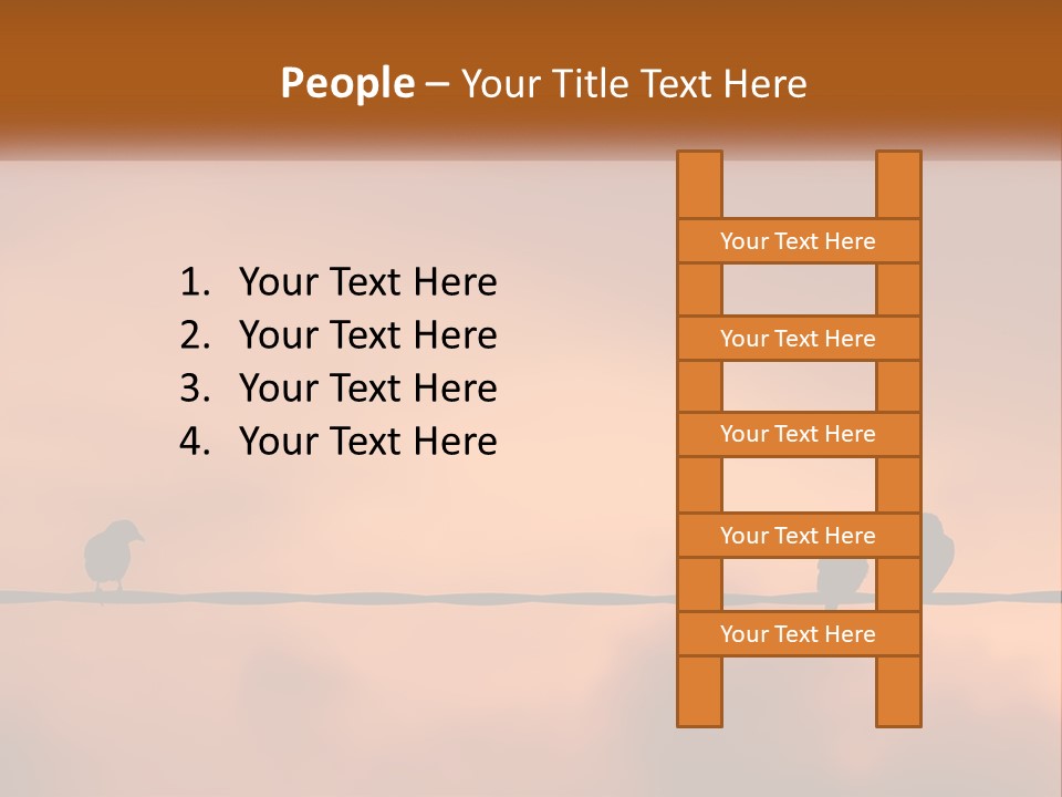 Woman Wave Family PowerPoint Template