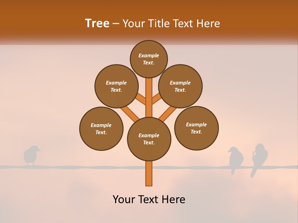 Woman Wave Family PowerPoint Template