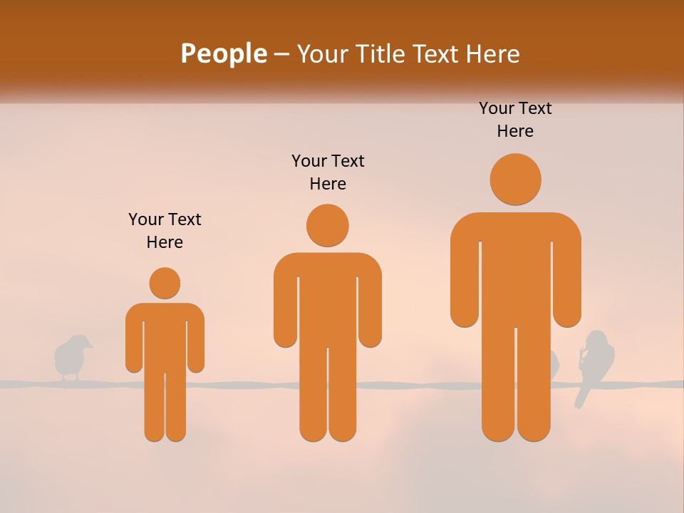 Woman Wave Family PowerPoint Template