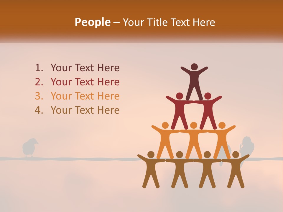 Woman Wave Family PowerPoint Template