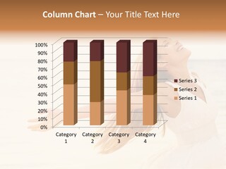 Caucasian Sand Portrait PowerPoint Template