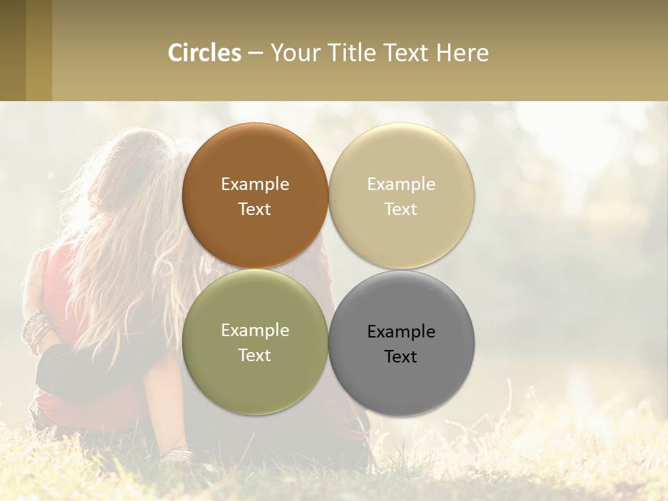 Mother White Lifestyle PowerPoint Template