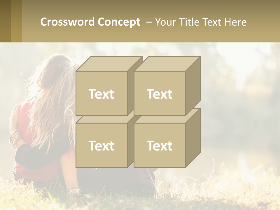 Mother White Lifestyle PowerPoint Template