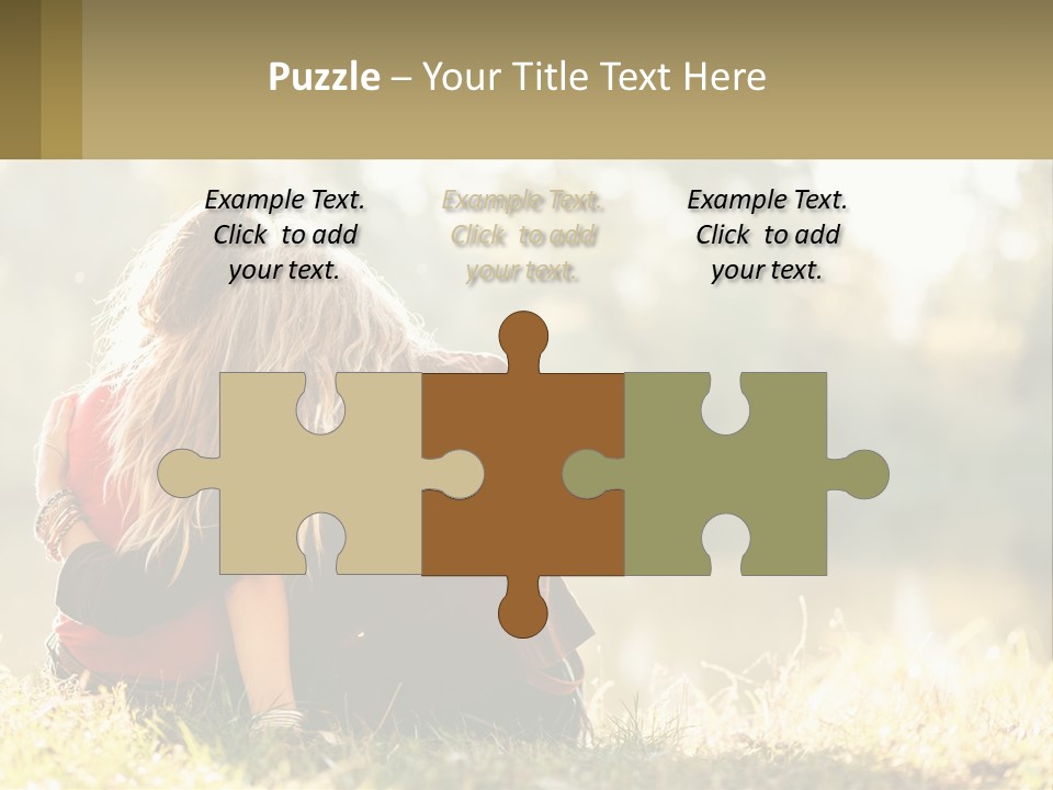 Mother White Lifestyle PowerPoint Template