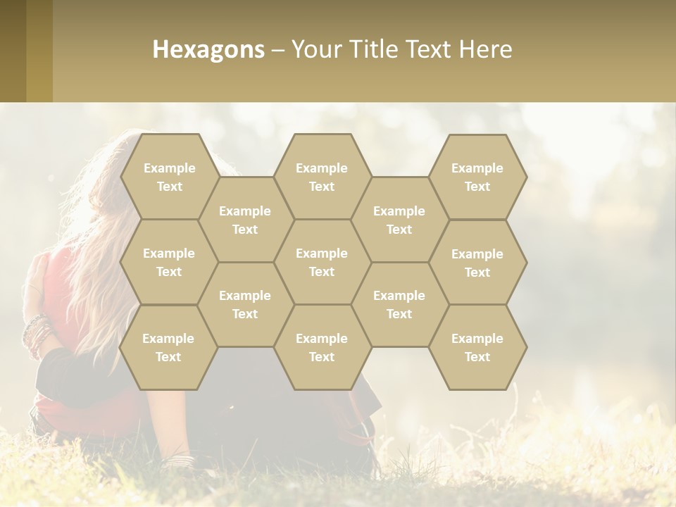 Mother White Lifestyle PowerPoint Template