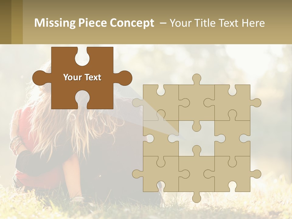 Mother White Lifestyle PowerPoint Template