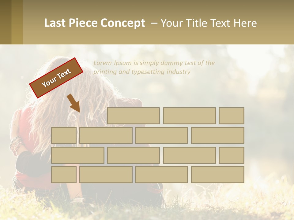 Mother White Lifestyle PowerPoint Template