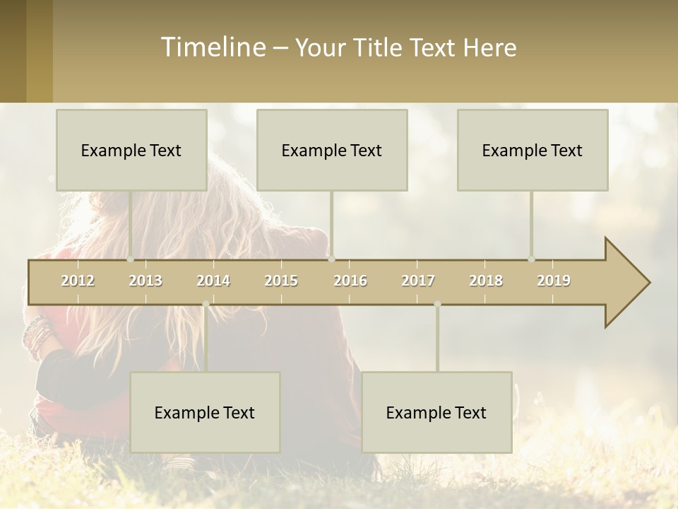Mother White Lifestyle PowerPoint Template