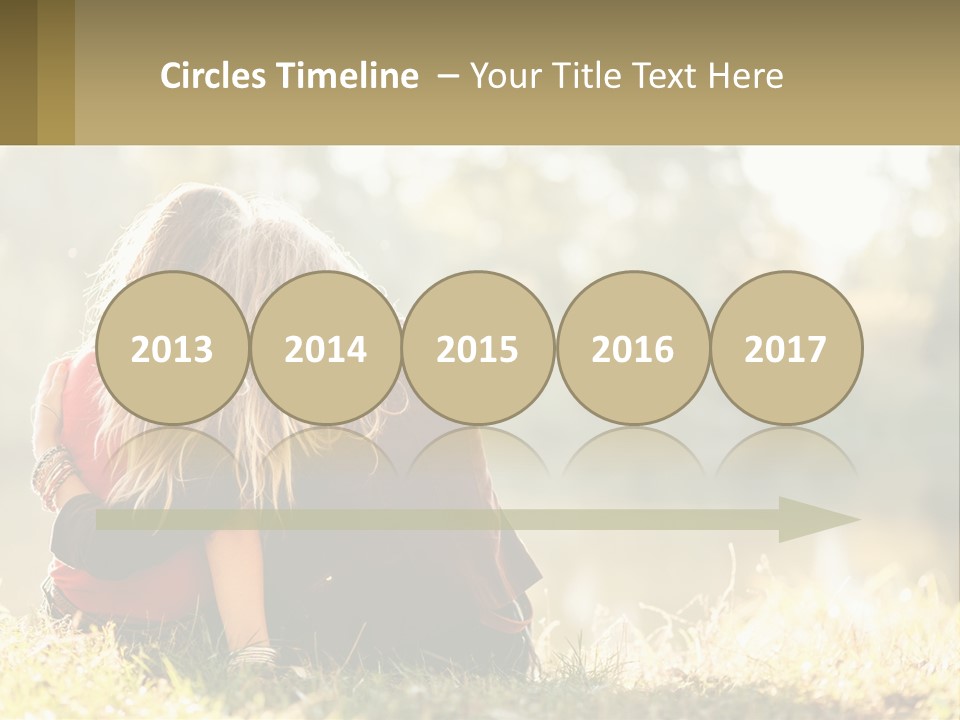 Mother White Lifestyle PowerPoint Template