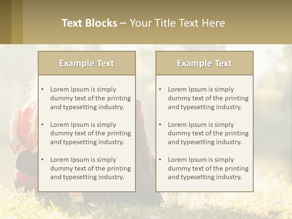 Mother White Lifestyle PowerPoint Template