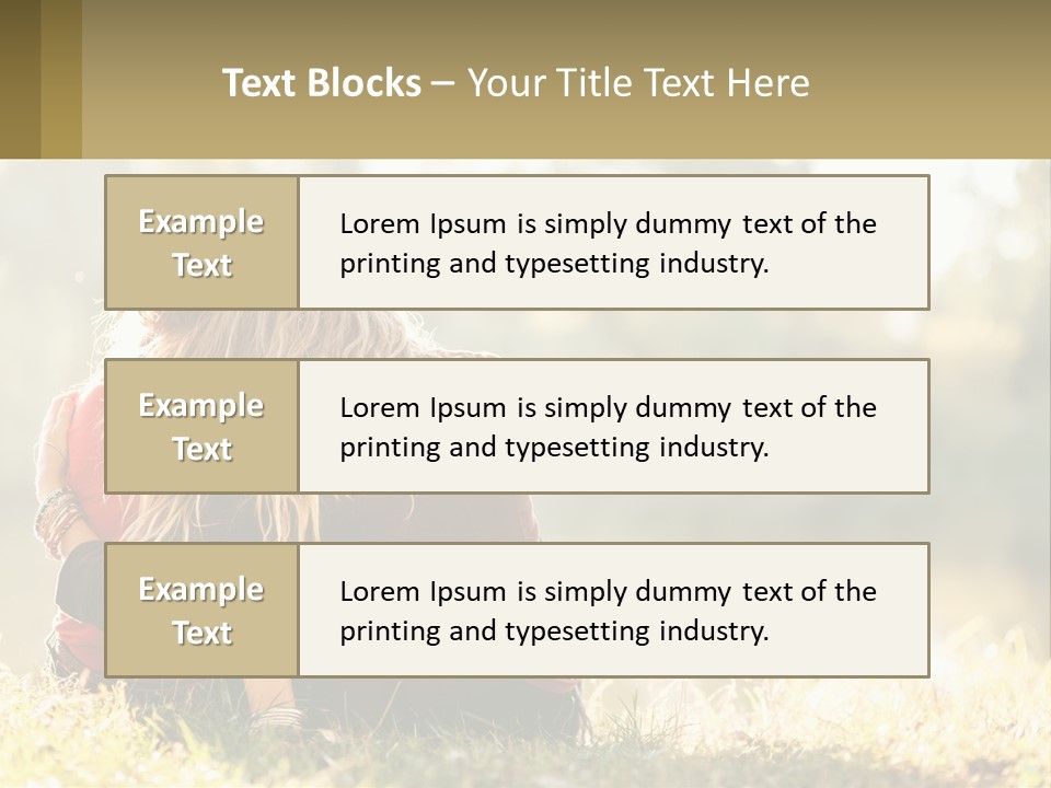 Mother White Lifestyle PowerPoint Template