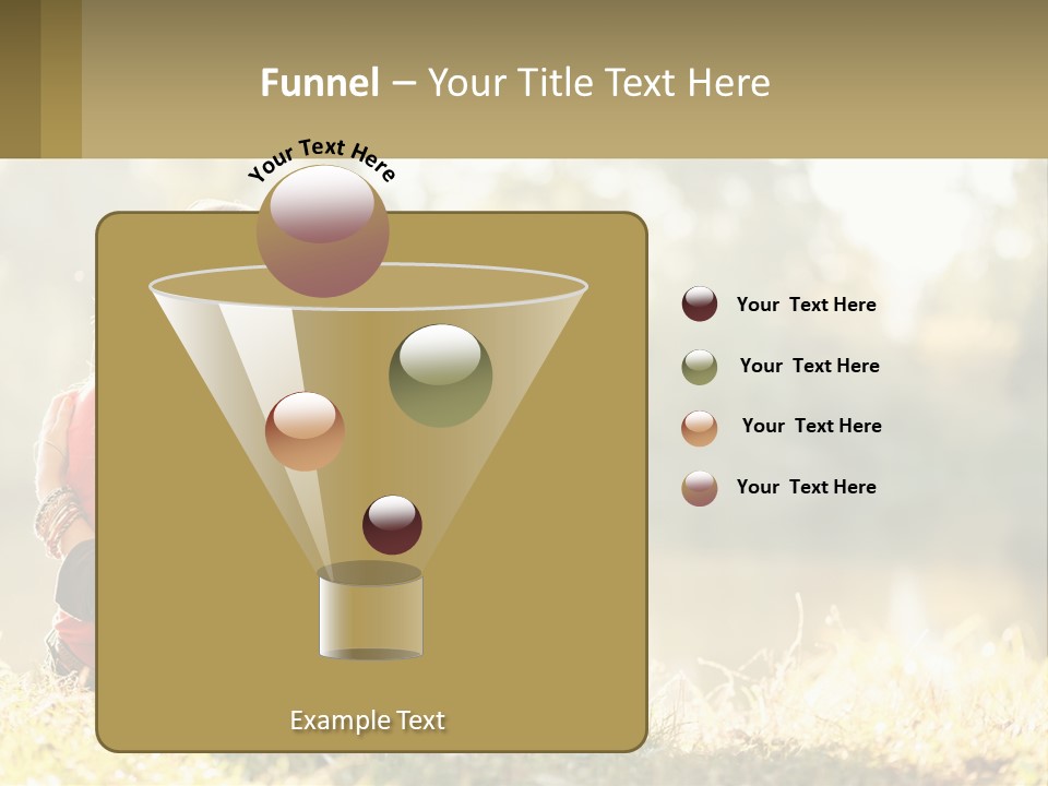 Mother White Lifestyle PowerPoint Template