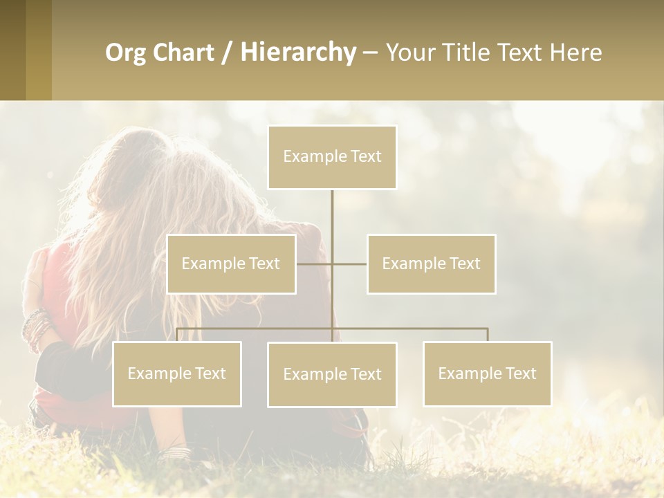 Mother White Lifestyle PowerPoint Template