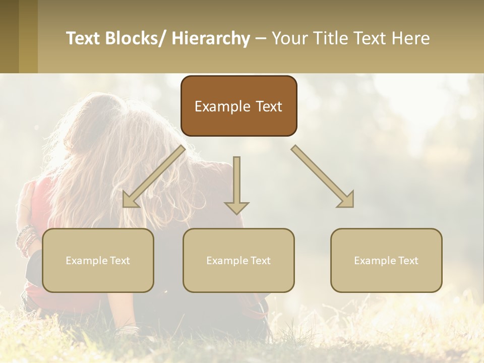 Mother White Lifestyle PowerPoint Template