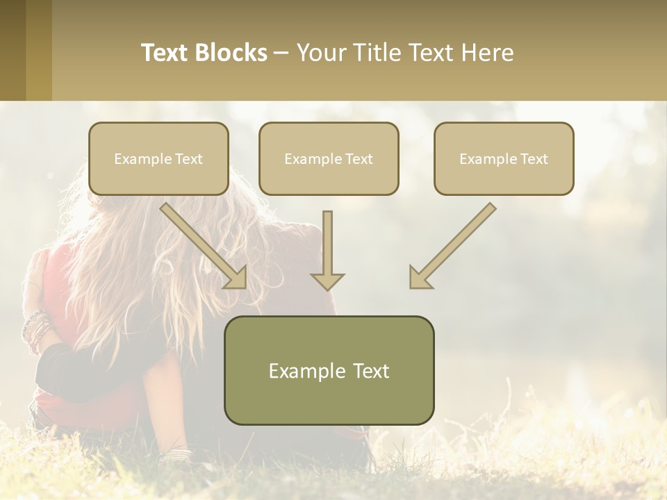 Mother White Lifestyle PowerPoint Template