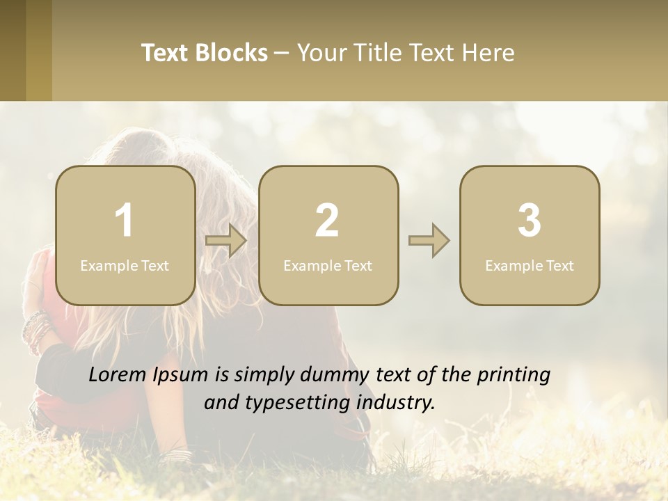 Mother White Lifestyle PowerPoint Template