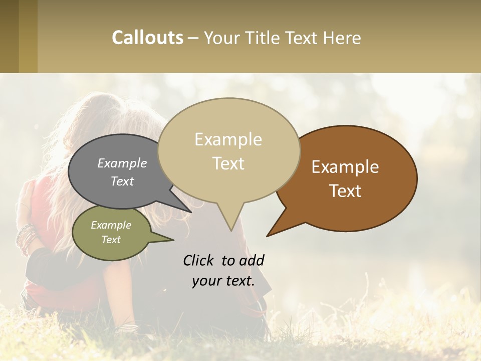 Mother White Lifestyle PowerPoint Template