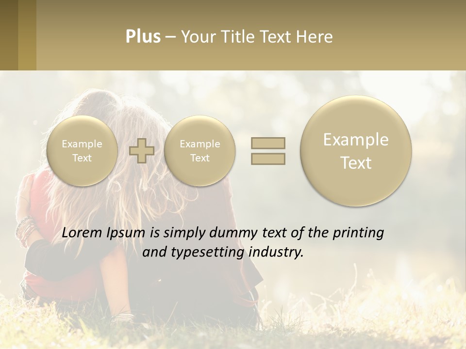 Mother White Lifestyle PowerPoint Template