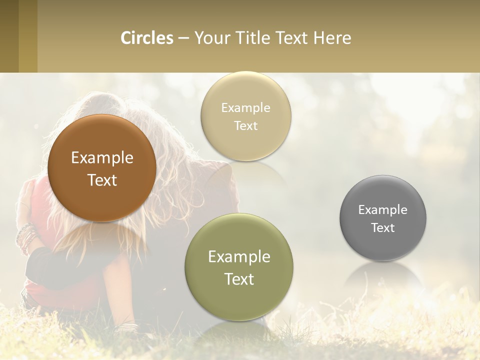 Mother White Lifestyle PowerPoint Template