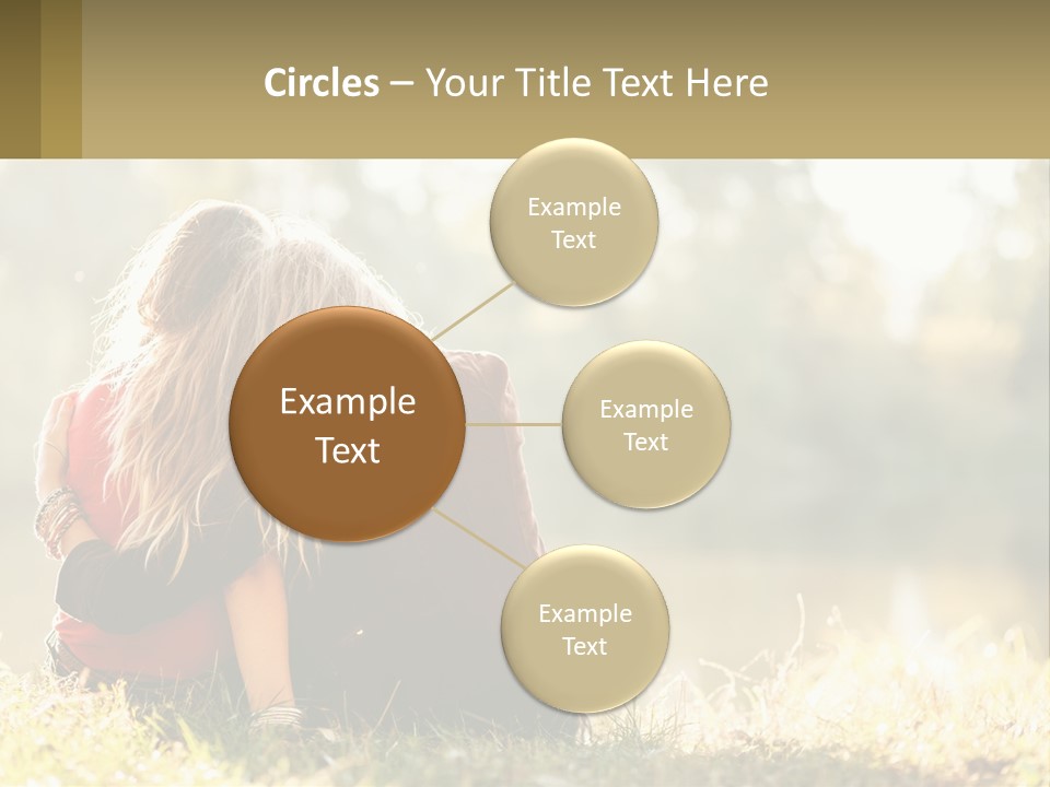 Mother White Lifestyle PowerPoint Template