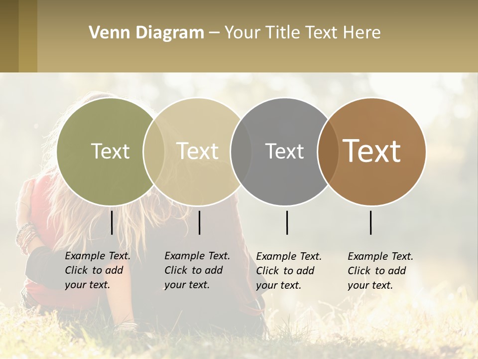 Mother White Lifestyle PowerPoint Template