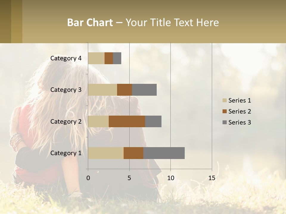 Mother White Lifestyle PowerPoint Template