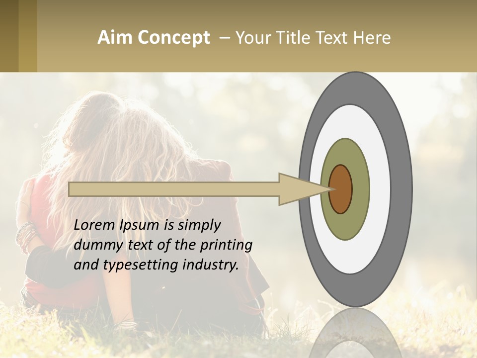 Mother White Lifestyle PowerPoint Template