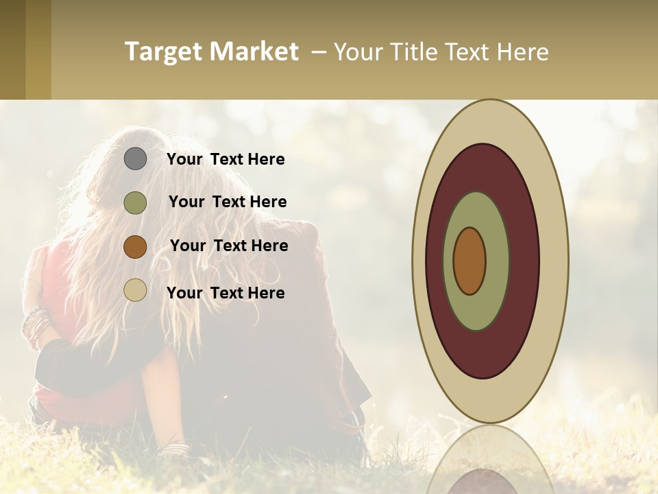 Mother White Lifestyle PowerPoint Template