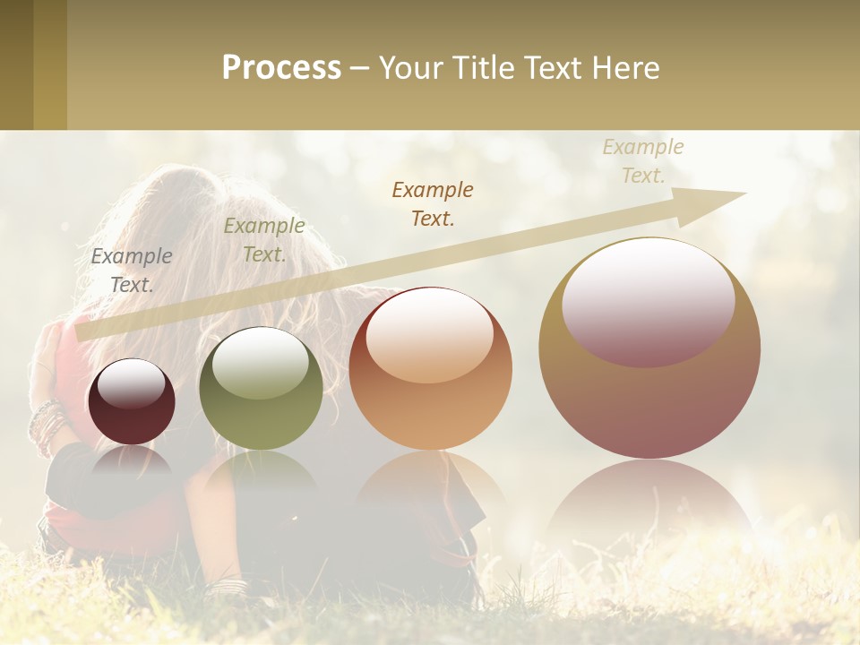 Mother White Lifestyle PowerPoint Template