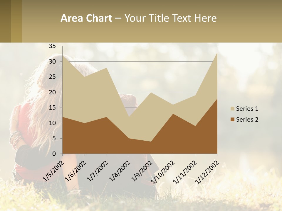 Mother White Lifestyle PowerPoint Template